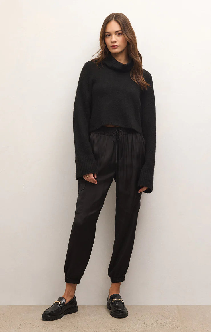 Leith satin cargo discount joggers