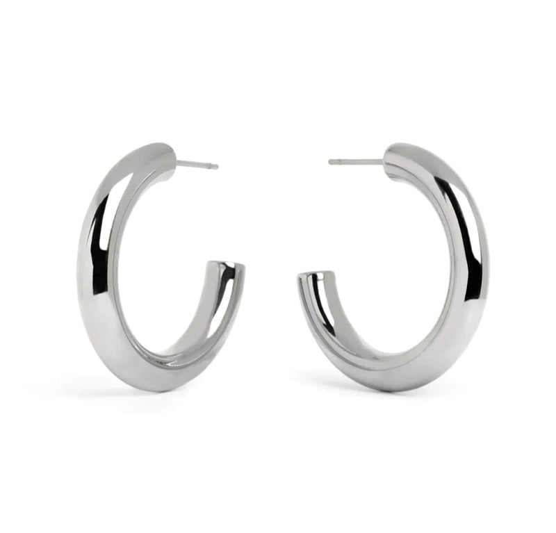Lara Medium Earrings - Silver