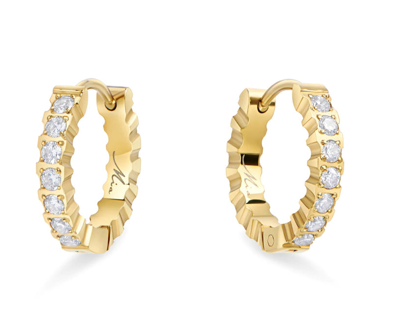Capri Leverback Earrings - Gold