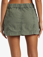 Cargo Roll With It Mini Skirt- Agave Green