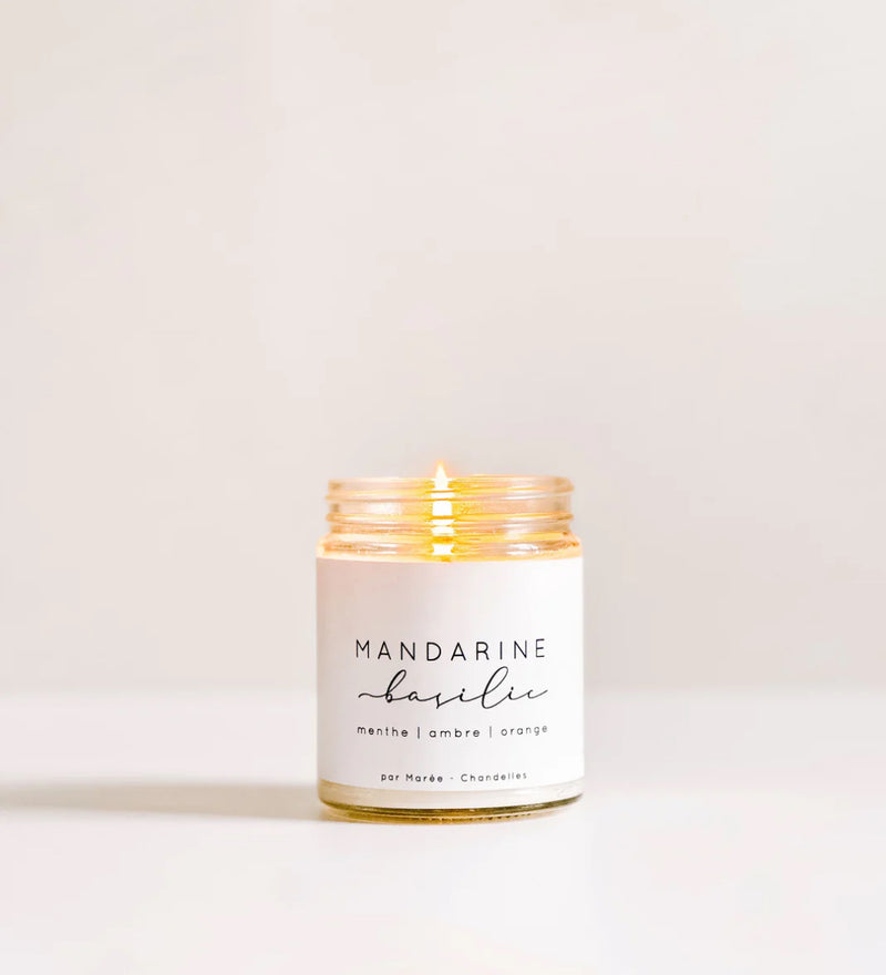 Mandarine Basil soy candle - 270 ml