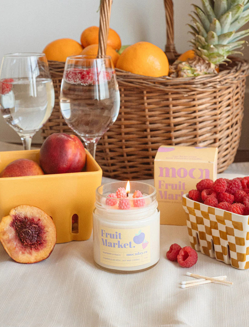 Fruit Market Candle - Raspberry &amp; Peach