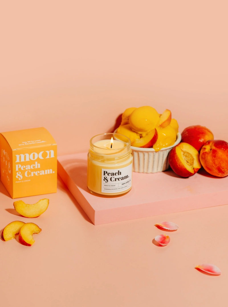 Peach &amp; Cream Candle - Peach