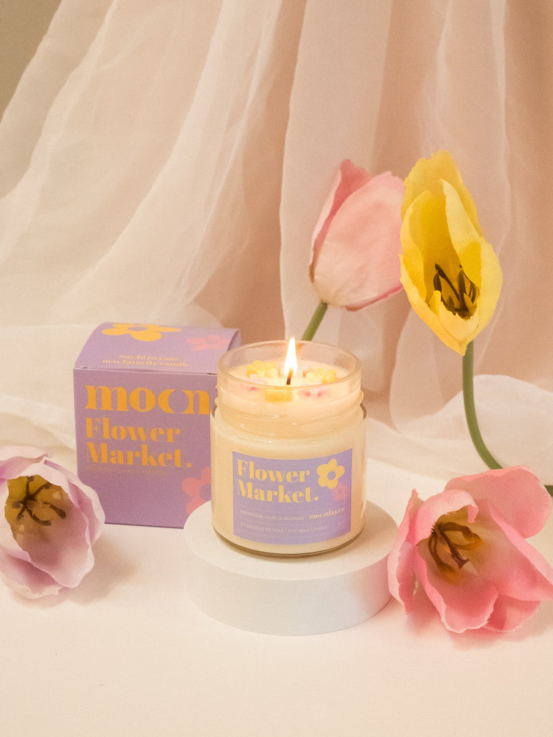 Flower Market Candle - Magnolias, Lilac, Jasmine
