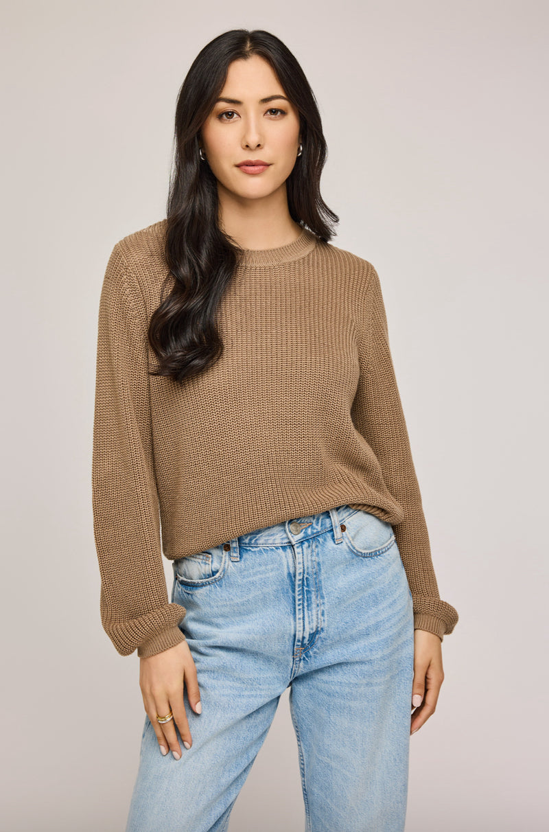 Maxine Knit Sweater - Heather Taupe