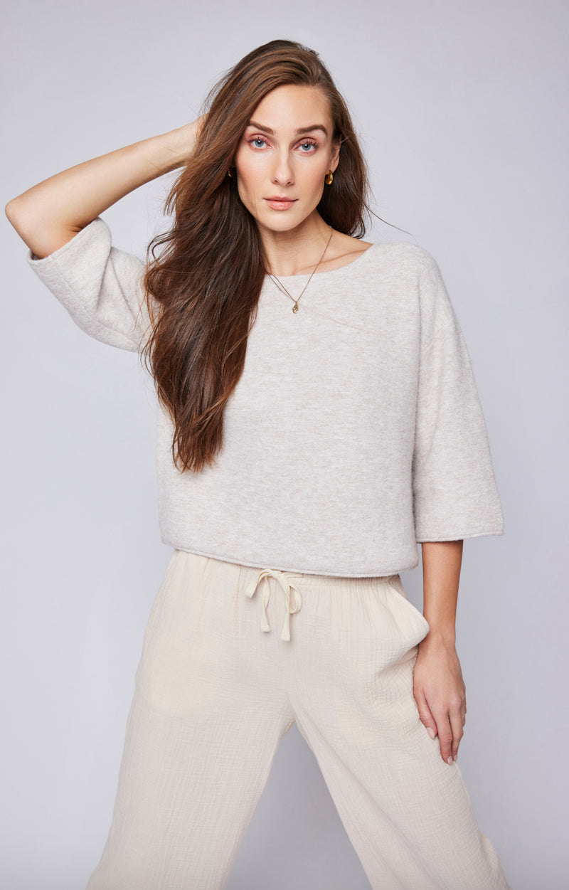 Chandail en tricot Molly - Heather Oatmeal