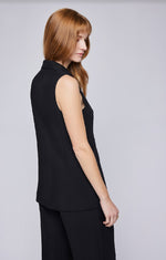 Bailey Sleeveless Jacket - Black