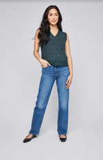 Pull sans manches Peyton - Forest Green