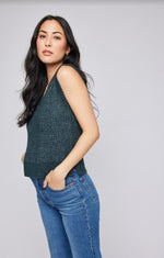 Pull sans manches Peyton - Forest Green