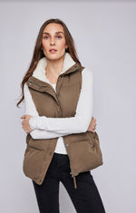 Manteau sans manche Billie - Olive