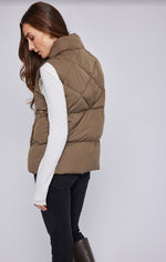 Manteau sans manche Billie - Olive