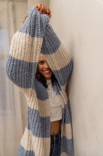 Enid Knit Cardigan - Sky Blue