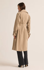 Dorian Trench Coat - Driftwood