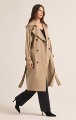 Manteau Trench Coat Dorian - Driftwood