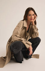 Dorian Trench Coat - Driftwood