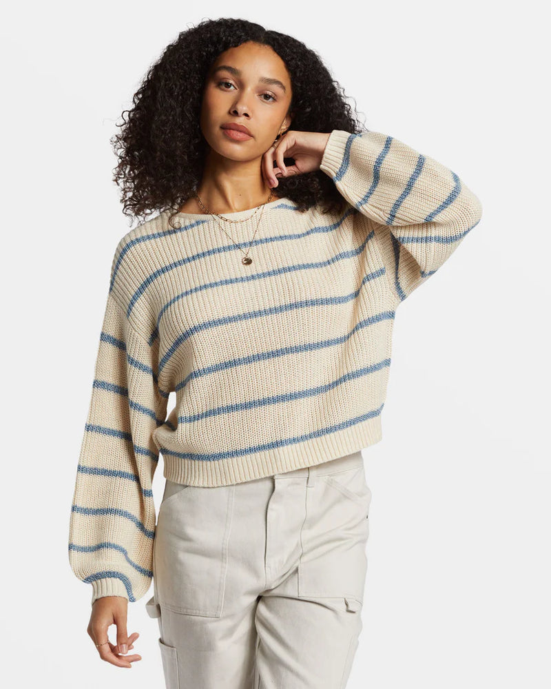 Changing Tides Knit Sweater - Blue Shadow