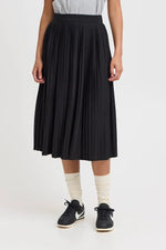 Ihwimsy Midi Skirt - Black