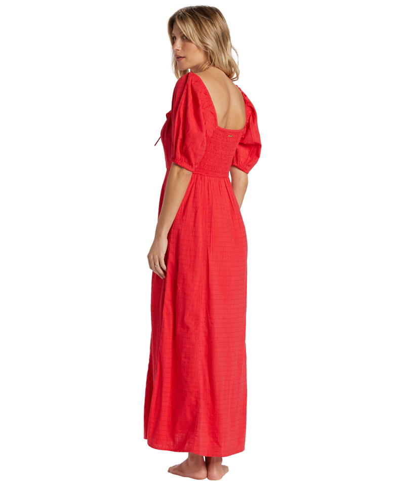 Burning Love Maxi Dress - Fiesta Red