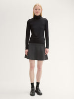 Turtleneck sweater in LENZING™ EcoVero™ - Black