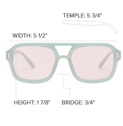 Lunettes solaire Royal - Grey Mint Lens