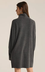 Robe tricot à col roulé Richie - Charcoal Heather