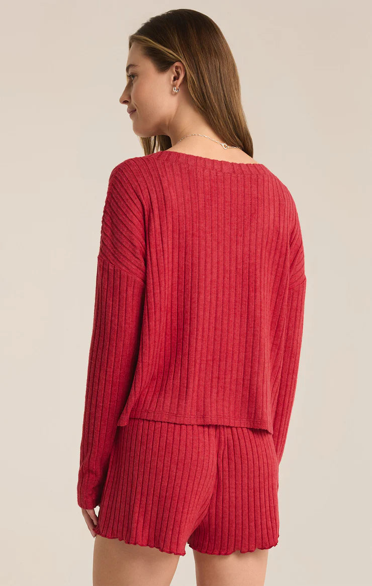 Mara Cardigan - Haute Red