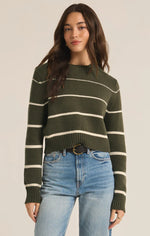 Milan Stripe Sweater - Natural