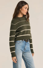 Milan Stripe Sweater - Natural