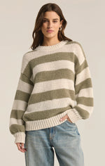 Anders Stripe Knit Sweater - Willow