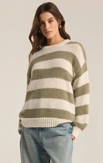 Anders Stripe Knit Sweater - Willow