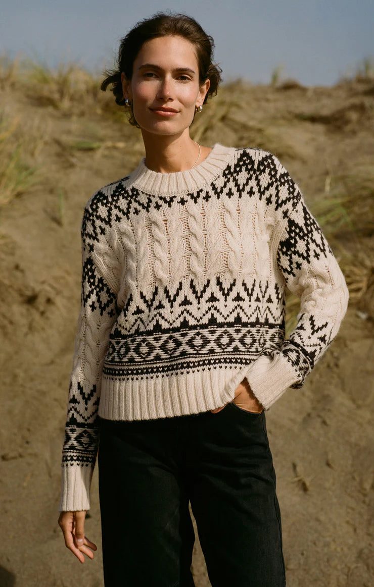 Pull en tricot Garland - Sea Salt