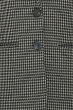 Kate Houndstooth Jacket - Black/Grey