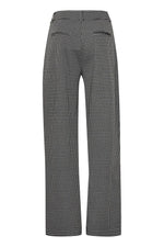 Kate Houndstooth Pants - Black/Grey