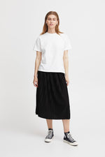 Ihwimsy Midi Skirt - Black