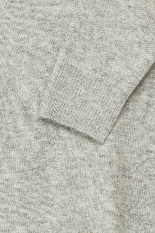 Macon Knitted Sweater - Grey Melange