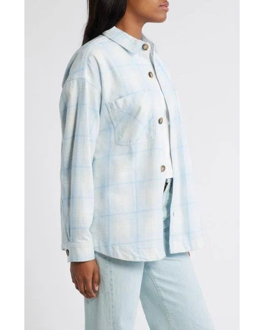 Chemise en flannel Desert Dreams - Anthique White