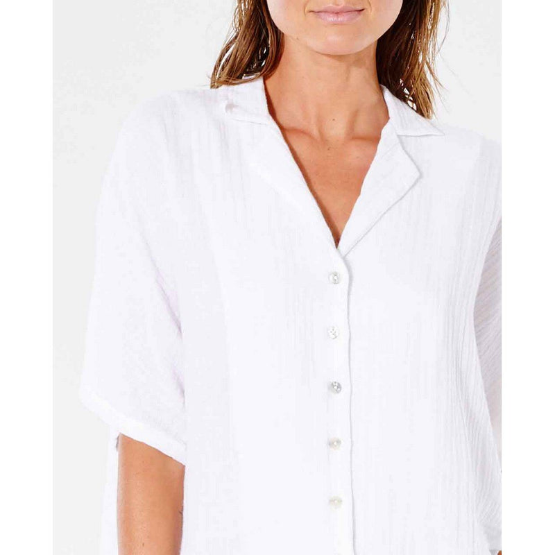 Chemise à manches courtes - White