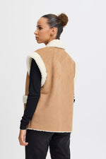 Gizora Sleeveless Jacket - Tiger's Eye