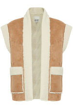 Gizora Sleeveless Jacket - Tiger's Eye