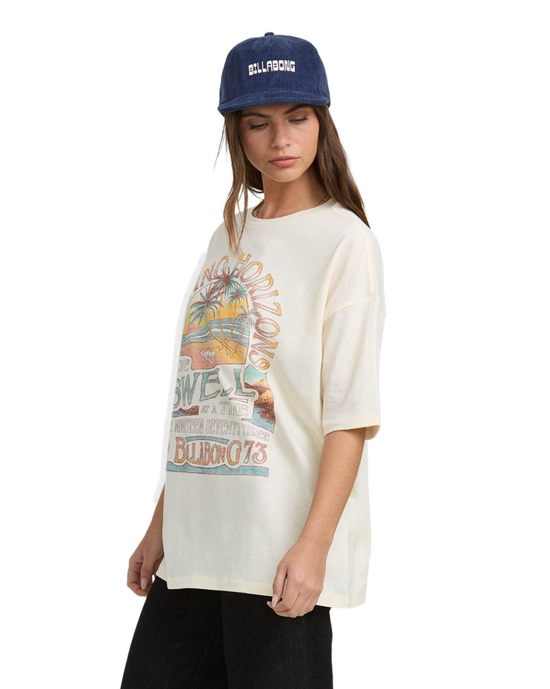 T-Shirt oversized The Sun Rise - White Cap
