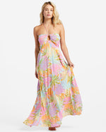 So Groovy Maxi Dress - White/Multi