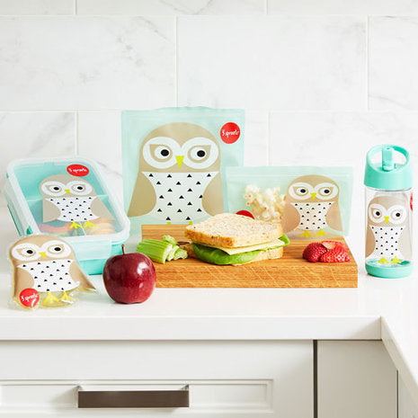 Sacs à sandwich ré-utilisables (2) - Hibou