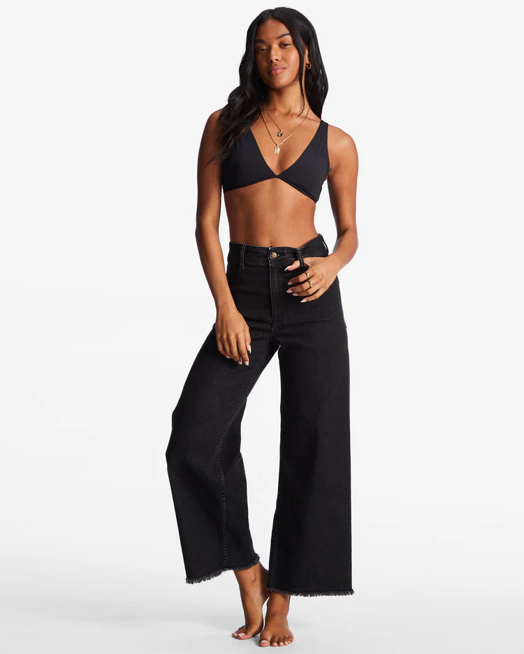 Pantalon Free Fall jambe ample - Black