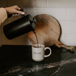 Stoneware coffee mug - Love you
