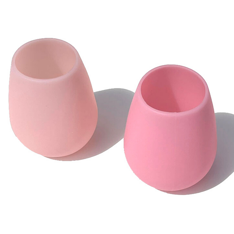 Fegg Unbreakable Silicone Cups - Flamingo + Lotus