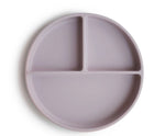 Assiette en silicone à suction - Soft Lilac