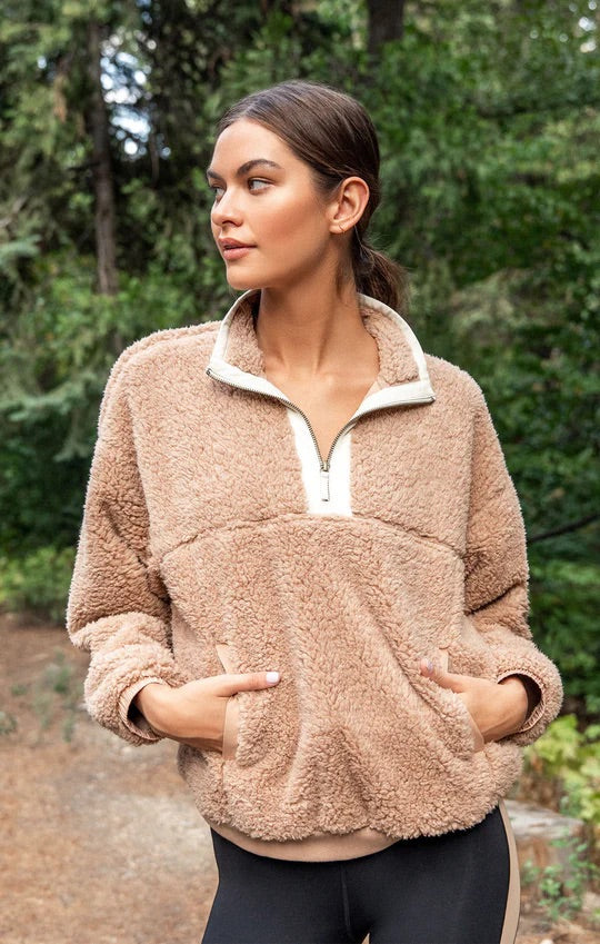 Pull en sherpa - Beurre d’amande