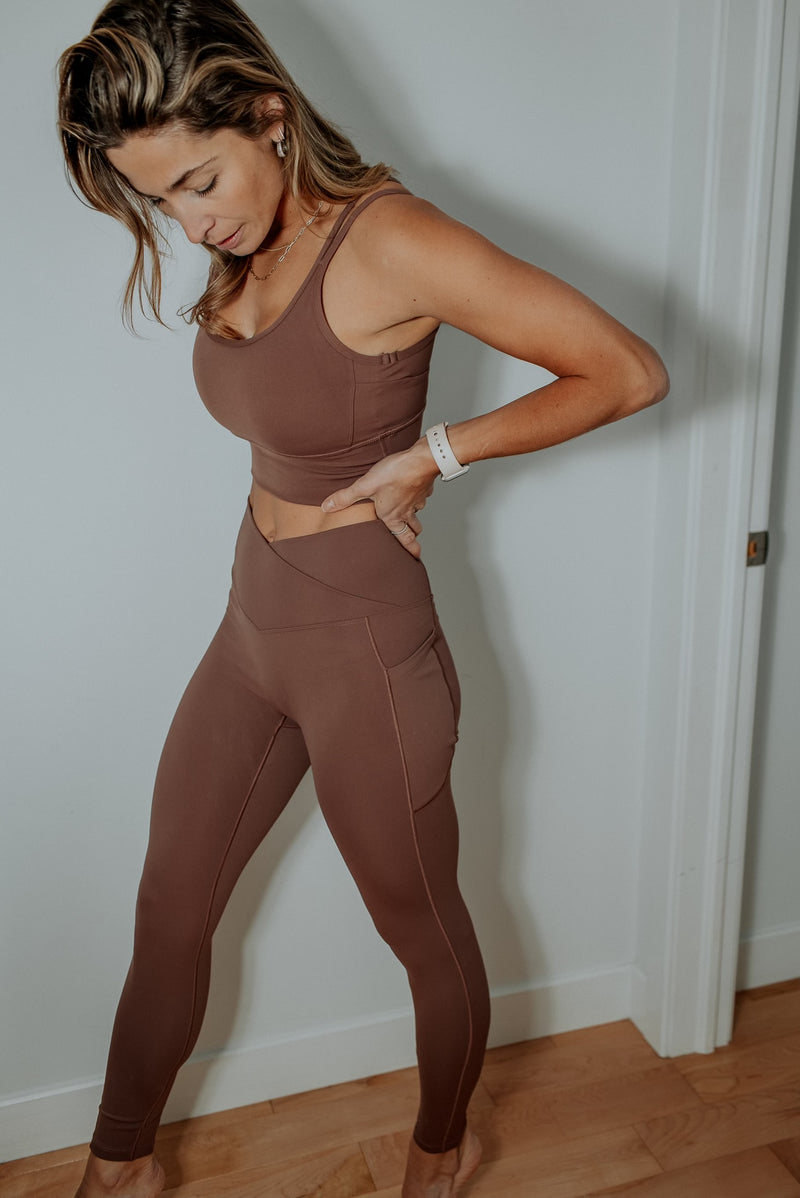 Brassière sport LFit CLUB  - MODÈLE TIA- Pomegrenade