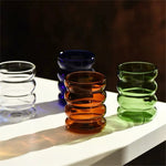 Colored corrugated glass - 3 colors