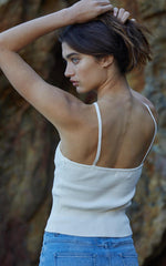 Camisole en maille Stop and Stare - Ivory